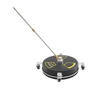 Nettoyeur de surface haute pression en acier inoxydable avec 4 roues, 2000-4000 PSI, tuyau d'extension de 34 pouces, nettoyeur de terrasse et de dallage pour pierre, balcon