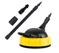 Nettoyeur de surface pour nettoyeur haute pression, nettoyeur de terrasse pour Kärcher K2, K3, K4, K5, K6, K7, pour terrasse au quotidien, pour cour, allée (sans pointe en mousse)