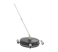 Nettoyeur de surface professionnel, en acier inoxydable, 2000 psi, 38 cm, 1,8 GPM, mobile, pour terrasse, béton et trottoir, avec 4 roues et 2 buses de pulvérisation de rechange, accessoires de