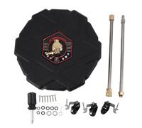 Nettoyeur de Surfaces à Pression de 13" 2500 PSI avec Roues et Tige D'extension, Connecteur à Prise Rapide 1/4", pour Le Nettoyage des Allées en Béton, Garage, Terrasse,