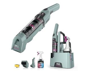 Nettoyeur de tâches sans fil Shark StainForce taches et odeurs, léger, portable, détachant pour tapis, tissus d’ameublement, voitures, panier de rangement, accessoires, formule nettoyante, HX100EUCP
