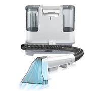 Nettoyeur de tapis, nettoyeur de tapis, nettoyeur de tissus 9 kPa 400 W, avec deux réservoirs d'eau de 1 l + 0,5 l, tuyau de 1,3 m, nettoyant pour tapis, aspirateur humide pour canapé, tapis, coussins