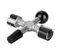 Nettoyeur de Terminal de Batterie de Suuonee, Nettoyeur de Terminal de racleur de racleur de Terminal de Batterie à 4 Voies Accessoire Automobile