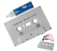 Nettoyeur de tête de cassette audio - Démagnétiseur de tête de cassette audio, dépoussiérant, kit d'entretien compact, kit d'entretien audio | Son haute fréquence pour enregistreur Boombox Home Deck