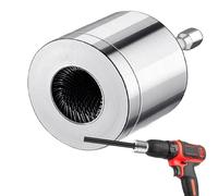 Nettoyeur De Tuyaux En Cuivre Métallique - 1/2 Pièces Brosse De Nettoyage De Tubes De Forage En Métal | 15/22mm Brosse De Nettoyage Pour Tuyaux | Brosses De Nettoyage Pour Perceuse | Outil Nettoyage