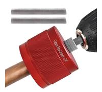 Nettoyeur de tuyaux en cuivre pour perceuse | Brosse de nettoyage | Nettoyeur de tuyaux lourd de 12 mm 19 mm 25 mm pour la maison atelier plomberie garage industrie électricien