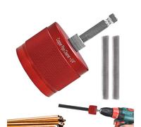 Nettoyeur de tuyaux en cuivre pour perceuse | Brosse de nettoyage sanitaire | 12 mm, 19 mm, 25 nettoyeurs de tuyaux en cuivre pour la maison, l'atelier, l'industrie, l'artisanat