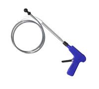 Nettoyeur de vidange de toilettes professionnel avec fixation à 4 broches pour enlever efficacement les poils et les débris jusqu'à 1,3 m de long