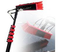 Nettoyeur de vitres avec Manche télescopique Professionnel, Tige télescopique porteuse d'eau, 3,6M-11M pour systèmes solaires et fenêtres Nettoyage de vitres Brosse de Lavage de VI