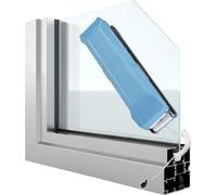 Nettoyeur de vitres magnétique avec contrôle de la force magnétique pour épaisseur de verre 3-8 mm / Bleu