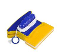 Nettoyeur de vitres magnétique carré Nettoyeur de vitres Double Face avec 2 nettoyants Extra de Coton Kit de Lavage Equipement Nettoyant ménager