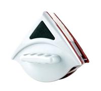 Nettoyeur de vitres magnétique double face, raclette de fenêtre magnétique double face réglable, adaptée aux fenêtres des immeubles de grande hauteur.