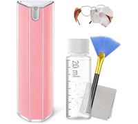 Nettoyeur d'écran avec liquide 18ml & 20ml - All in One Screen Cleaner Spray - Nettoyeur de Dispay Auto pour LED, TFT, Plasma et beaucoup d'autres(Rose)