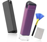 Nettoyeur d'écran, Pack de 2, avec Spray de rinçage 18 ML et bâtonnets de Nettoyage d'écran - Nettoyeur d'écran pour Voiture pour LED, TFT, Plasma et Autres Screen cleanergris + Violet