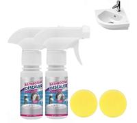 Nettoyeur Detaches Têtues 60 Ml, Lessive Liquide, Nettoyant Salle Bain Détachant Multi-usages, Détartrant Wc Et Fosses Septiques, Détartre Profondeur, Efficace Même Sous L'eau, Avec éponge (2)