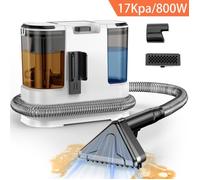 Nettoyeur détacheur portable - 800W/17 Kpa/Tuyau 1,5M - Cordon d'alimentation 5M - Réservoir 1.8L/1,3L - Nettoyeur canapé tissu