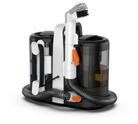 Nettoyeur détacheur portable - Shampouineuse 1.5L+0.7L Double Réservoirs, Nettoyeur Canapé Tissu Avec 2 têtes de brosse, 600W