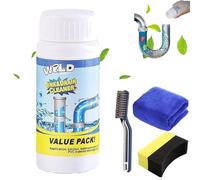 Nettoyeur d'évier et de canalisation, nettoyant Wild S-ink et D-Rain Cleaner puissant pour évier et nettoyant Dr-ain, déboucheur de pluie D pour cuisine, salle de bain, toilettes, douche (1 pièce, 110