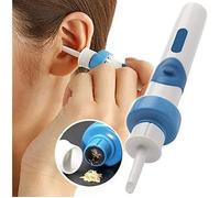 Nettoyeur d'oreille automatique - Marque - Modèle - Conception de matériau élastique - Deux têtes souples - Bleu