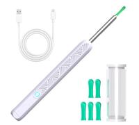 Nettoyeur d'oreille avec Caméra, Bâtons d'oreille sans, Otoscope, Chargement USB C, Outil D'élimination du Cérumen, Oreille avec Mini Caméra