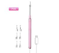 Nettoyeur D'oreille Intelligent Kanoscope,Outil De Suppression D'avertissement Avec Caméra,Endoscope 1080p,Kit Pour Iphone - Type Rose