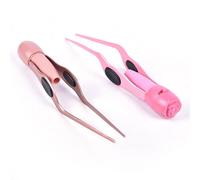 Nettoyeur D'oreille Lampe De Poche Led Earpick Enlèvement De Cire Pince À Épiler Lumineux Enfants Soins De Santé