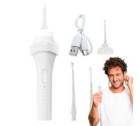 Nettoyeur d'oreille pour enlever le cérumen - Nettoyeur auditif électrique réutilisable avec lumière LED, article de soin personnel pour démangeaisons et auditions obstruées à la maison et en voyage