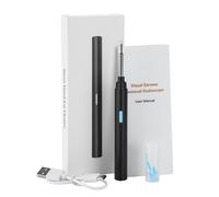 Nettoyeur D'oreille Visuel Intelligent Avec Mini Caméra Led,Bâtons De Suppression,Endoscope Hd,Pince À Épiler,Cure-Oreille,Kanoscope,Soins Personnels,Santé - Type Black