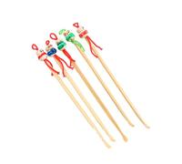 Nettoyeur D'oreilles en Bois 12 Pièces Suspendu Cartoon, Lot 1