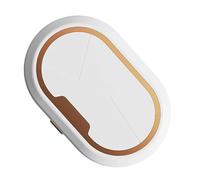 Nettoyeur électrique pour lentilles de contact - 3 modes machine à laver automatique complète - avec miroir désinfectant rechargeable, pour homme, étudiants, école, maison, voyage, lieu de travail