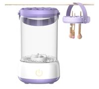 Nettoyeur électrique pour pinceaux de maquillage - Laveuse portable d'outils cosmétiques, machine automatique de nettoyage de beauté | Méthode d'entretien de la brosse à séchage rapide pour femme