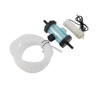Nettoyeur électrique USB pour aquarium avec pompe à siphon pour gravier, déjections d'aquarium, sable et substrat, kit de nettoyage avec filtre tube de 5 m (3 mètres)