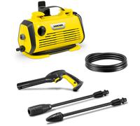 Nettoyeur Haute Pression Kärcher K 3 Horizontal Plus, Pression : max. 120 bar, Débit : 380 l/h, Surface : 25 m²/h, Filtre à Eau, Poids : 3,6 kg, Flexible et Pistolet Haute Pression, Lance, Rotabuse