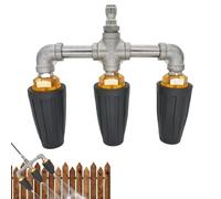 Nettoyeur Haute Pression À Buse Turbo - 275 Bars, Rotation Robuste À 360 Degrés | Accessoire Rotatif Pour Sableuse | Pour Maison Véhicules Jardin Pavage Clôtures Sol Béton Pierre Nettoyage