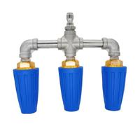 Nettoyeur haute pression à buse turbo, rotation à 360 degrés et 4000 psi, pour travaux lourds, buse rotative pour nettoyeur haute pression - pour allées, véhicules, jardin, pavés, clôtures, terrasses