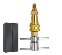 Nettoyeur Haute Pression À Connecteur Rapide Pour Réfrigérateur | Bouchon À Raccord Rapide Pour Rondelle En Laiton De 1/4 Pouce - Construction En H Et Conception Précise, Outils De Débouchage Polyvale