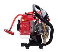 Nettoyeur haute pression à essence 2 temps, 0,9 CV 8500 tr/min, avec cylindrée de 26 cm et capacité du réservoir de 650 ml, nettoyage de surfaces à essence avec tuyau haute pression de 10 m pour