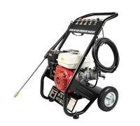 Nettoyeur haute pression à essence, 4 temps, 7,5 CV, vitesse de rotation 3400 tr/min, avec 5 buses au choix, buses monocylindre, pour terrasses, jardins, meubles de jardin
