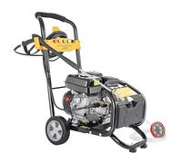 Nettoyeur haute pression à essence 7,5 CV 3400 tr/min 8,5 l/min 0 à 60 °C - Auto-aspiration - Arrêt automatique de la pompe - Noir - Pour terrasse, voiture, cour, toit, façade de jardin, mur, voiture