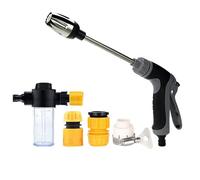 Nettoyeur Haute Pression Aquoxis，Pistolet Haute Pression- Pistolet Puissant 15x, Buses Multi-Angles, Réglable et Universelle pour Voiture, Terrasse ， Jardin