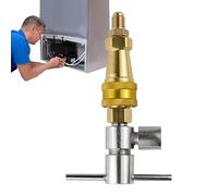 Nettoyeur haute pression avec connecteur rapide pour réfrigérateur - couplage rapide de 1/4 pouce | adaptateur pour réfrigérateur polyvalent, outils pour déverrouiller, climatisation