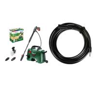 Nettoyeur Haute Pression Bosch - EasyAquatak 120 (3 x Buse, Pistolet Haute Pression) & Tuyau rallonge à Haute Pression 6 m pour Nettoyeur à Haute Pression Aquatak Bosch F016800361