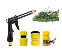 Nettoyeur Haute Pression | Buse 360° Rotative Anti-Fuite Portable | Kit de Nettoyage pour Voiture avec Lance Rotative | pour Garage Balcon Sol Fenêtre Extérieur Gouttière Jardin Terrasse