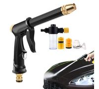 Nettoyeur haute pression, buse 4 en 1 avec 3 types de + réservoir de détergent, nettoyeur de voiture, nettoyeur haute pression, pour véhicule, sol, maison, pelouse, , irrigation de jardin