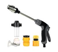 Nettoyeur Haute Pression - d'alimentation 34 x 13,5 cm, buse de pulvérisation en ABS pour galvanoplastie, système de débit réglable avec poignée à Connexion Rapide | Laveuse pour Jardin, allé