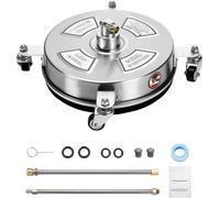 Nettoyeur haute pression de surface 325mm - 4000PSI - Outil de nettoyage avec 2 tiges de rallonge - Pour un nettoyage efficace et puissant