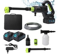 Nettoyeur haute pression, design sans fil, performance puissante, 2 batteries 1 prise EU