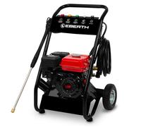 Nettoyeur Haute Pression - EBERTH - Auto-Aspirant - Pression de Travail de 210 Bars - 5 Buses - Moteur 4 temps 6,5 CV