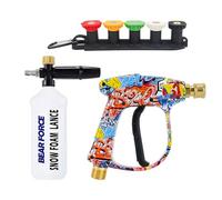 Nettoyeur haute pression électrique multi-usages puissant avec boîtier léger ergonomique pour le nettoyage prolongé des jardins, des allées et des nettoyeurs haute pression très efficaces