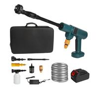 Nettoyeur Haute Pression Électrique sans Balais, 200 Bars, 3500W, 6 en 1, Pistolet À Eau for Le Lavage De Voiture Et Jardin, avec Batterie 18V Nettoyants Portables sans Fil